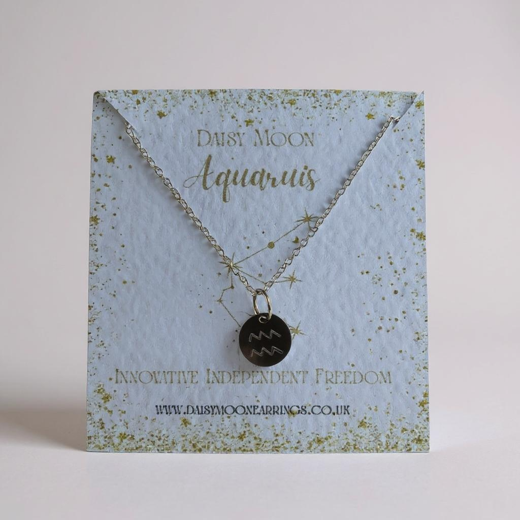 Zodiac Necklace- Aquarius