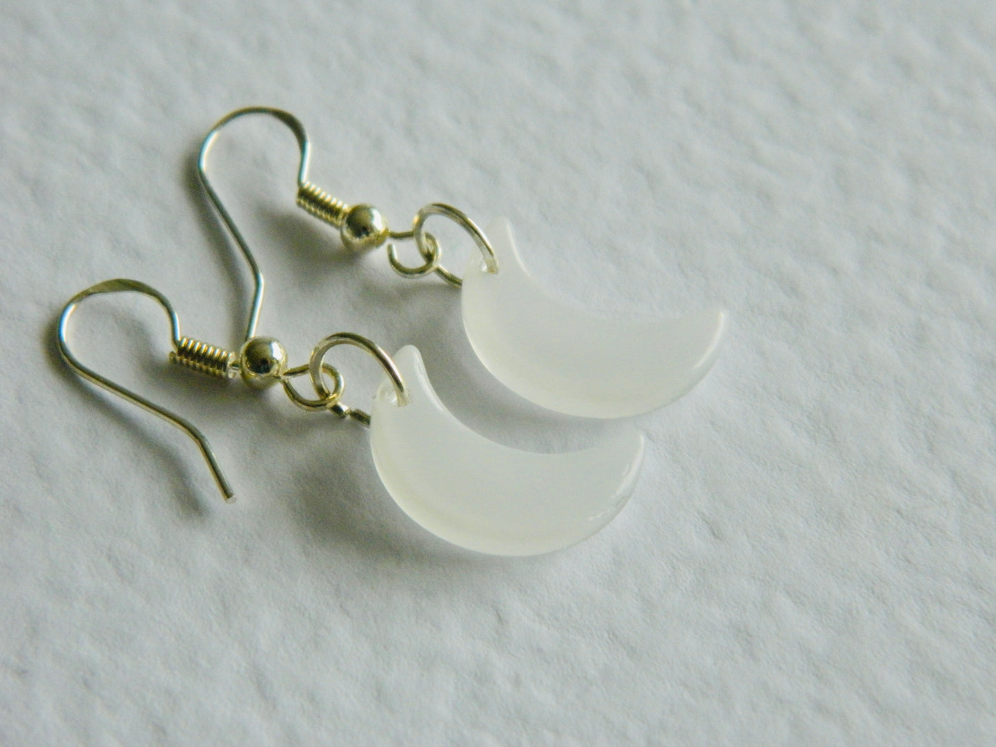 Glass Moon Dangles