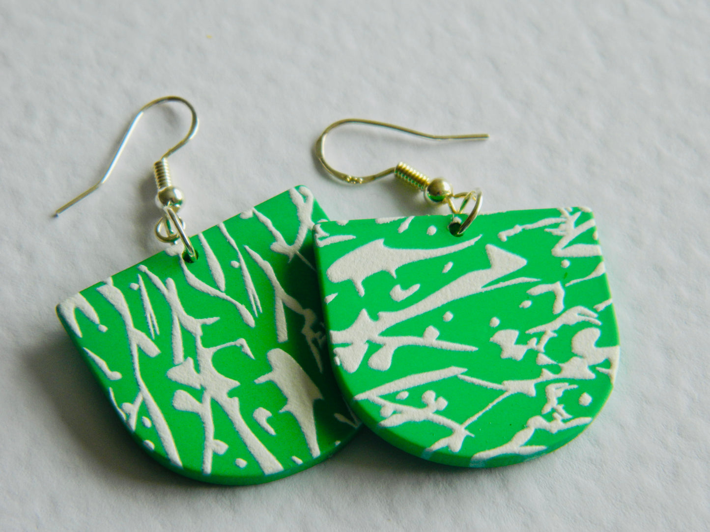 Green Splash Dangles