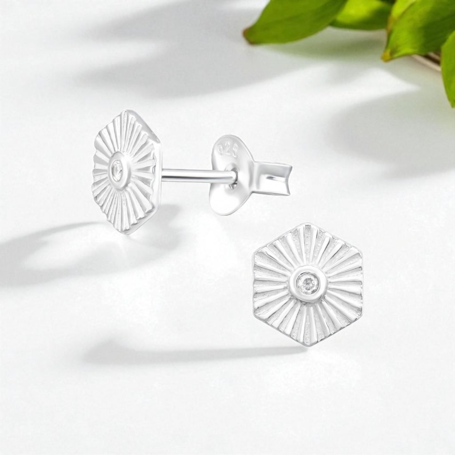 Hexagon Studs