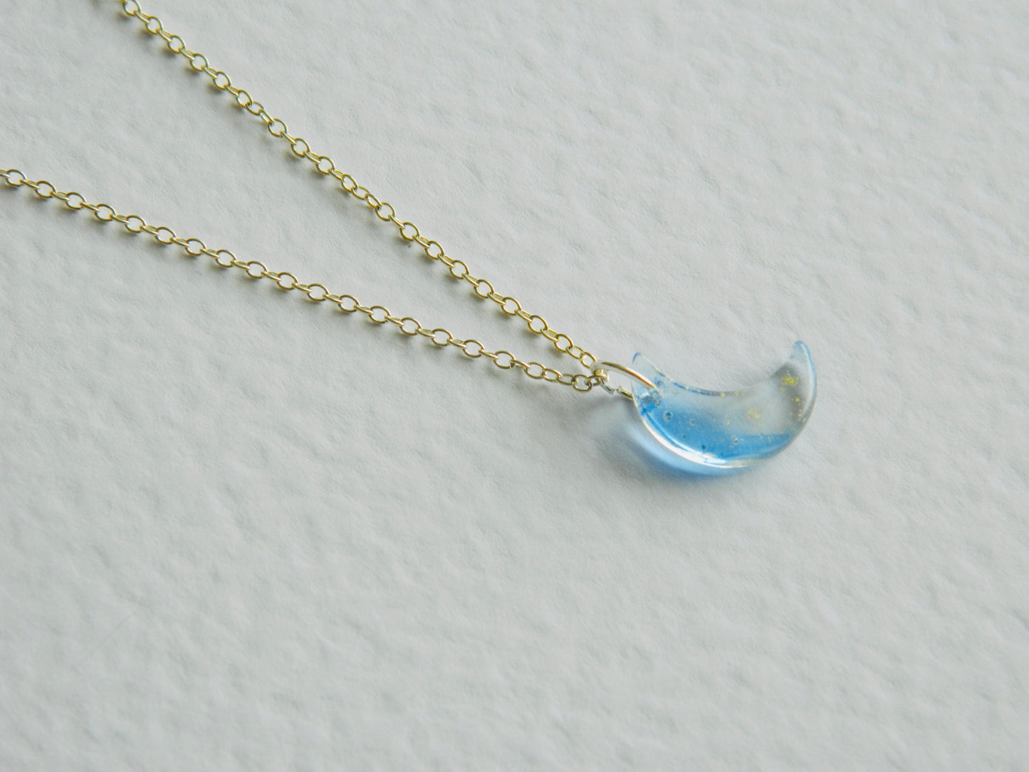 Glass Moon Necklace