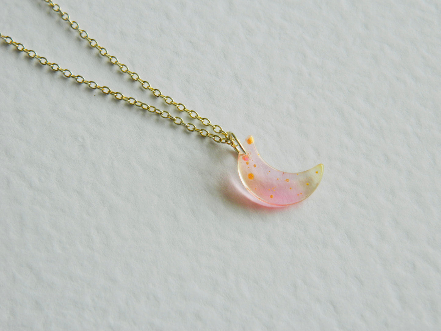Glass Moon Necklace