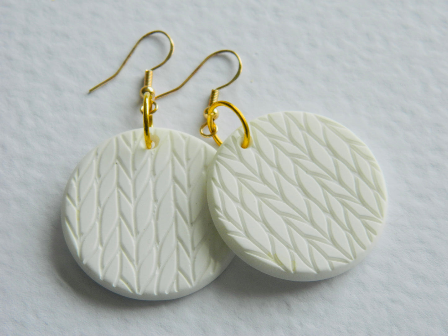 Knitted Effect Dangles