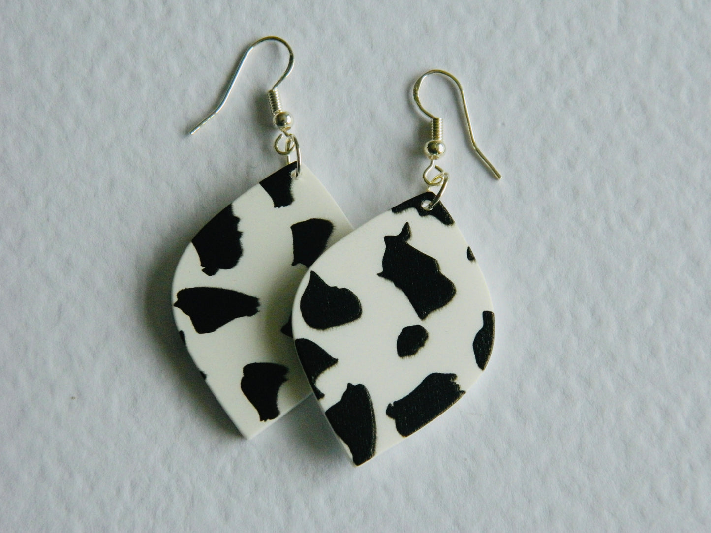 Cow Print Dangles