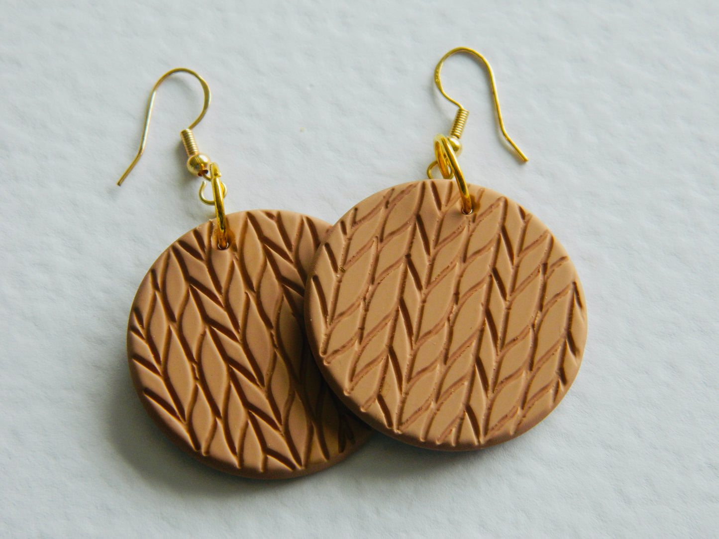 Knitted Effect Dangles