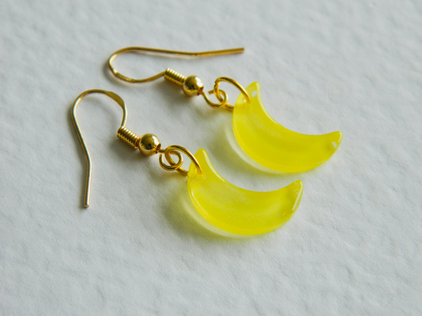Glass Moon Dangles