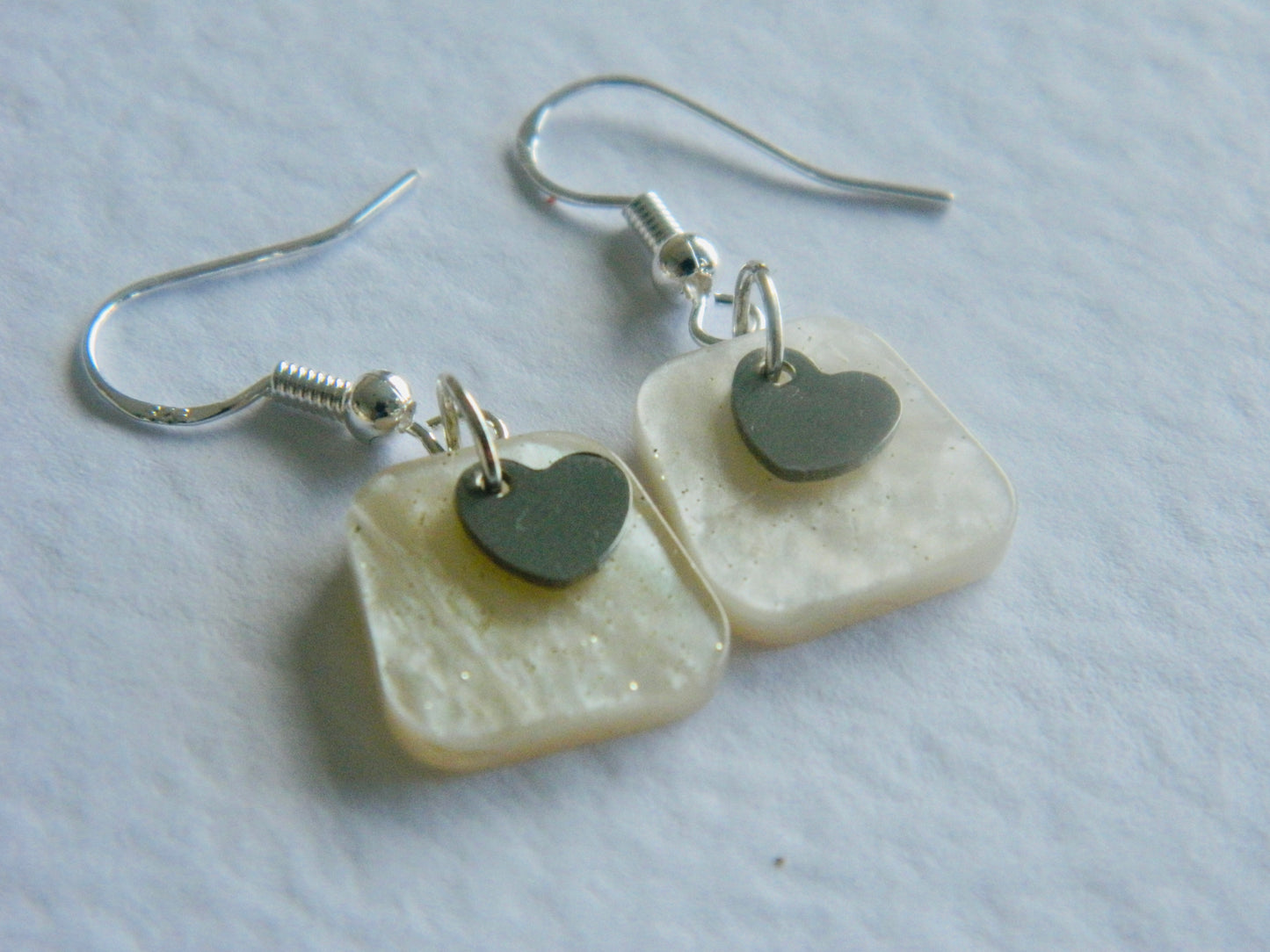 Love Drops White Dangles