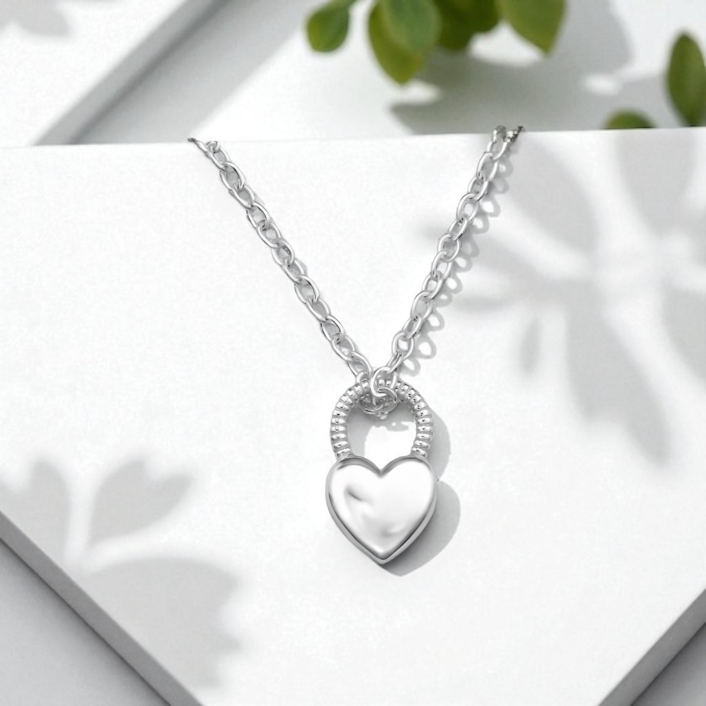 Heart Padlock Necklace