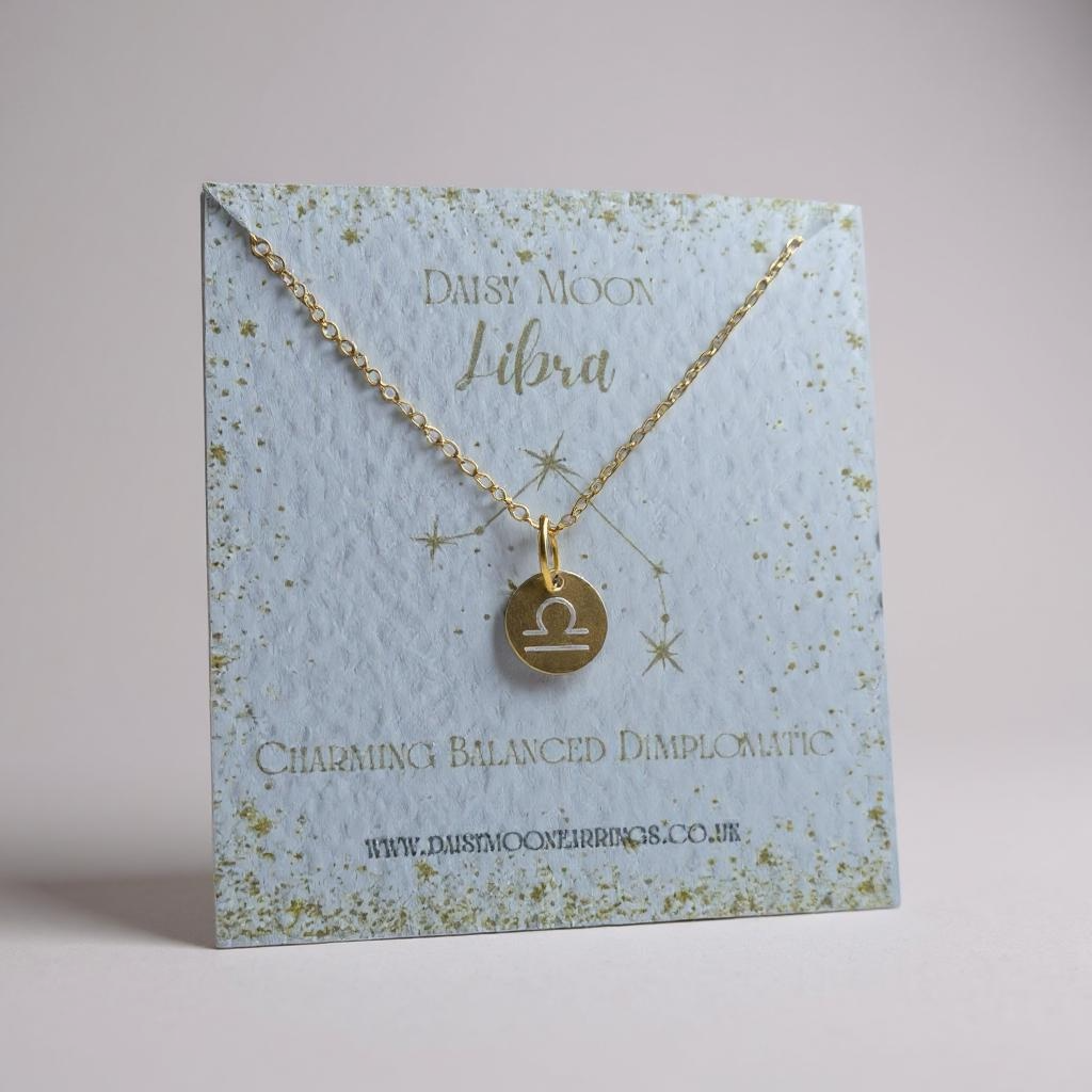 Zodiac Necklace- Libra