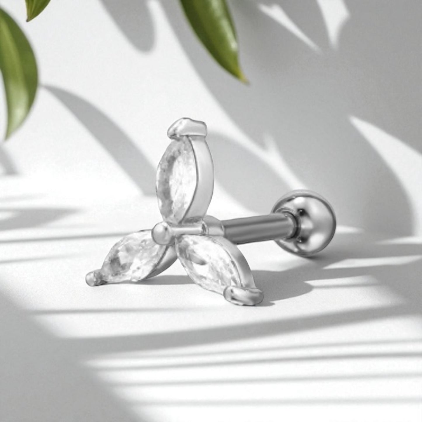 Betsy Single Stud- Silver