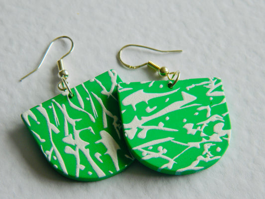 Green Splash Dangles