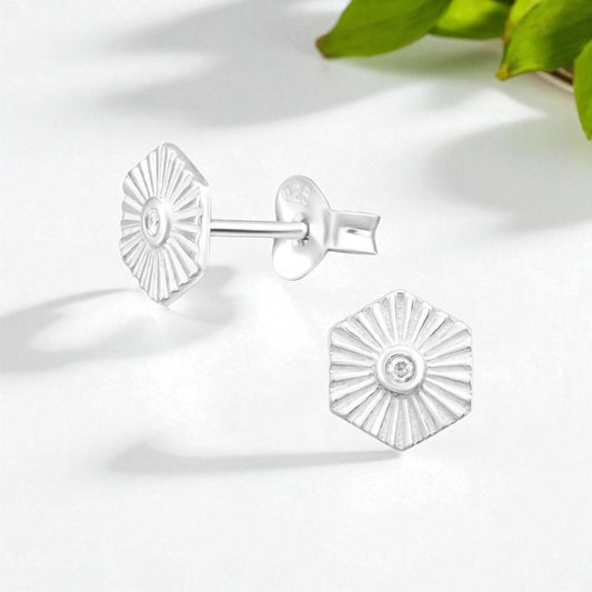 Hexagon Studs