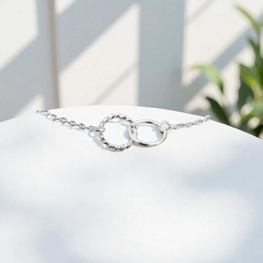 Ivy Chain Bracelet- Silver