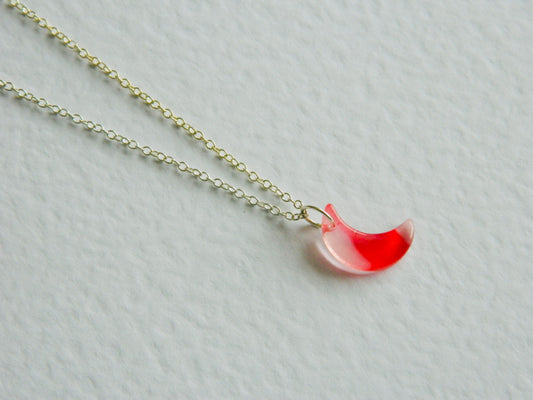 Glass Moon Necklace