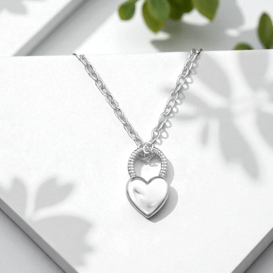 Heart Padlock Necklace