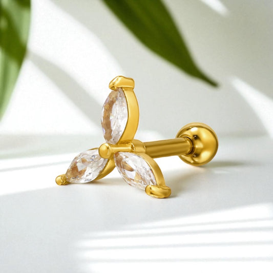Betsy Single Stud- Gold