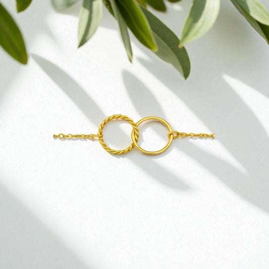 Ivy Chain Bracelet-Gold